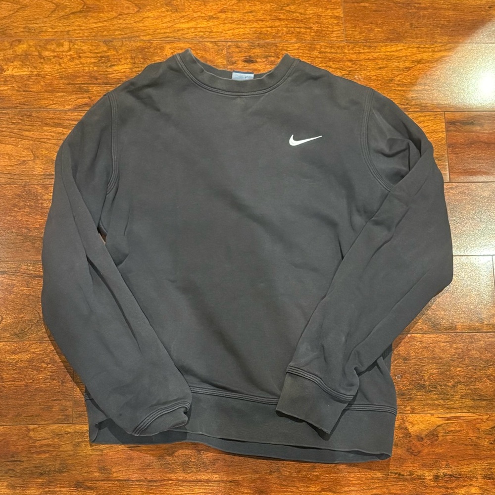 Nike Charcoal Sweatshirt with White Logo